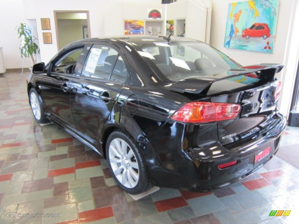 2008 Lancer GTS - Black / Black photo #5