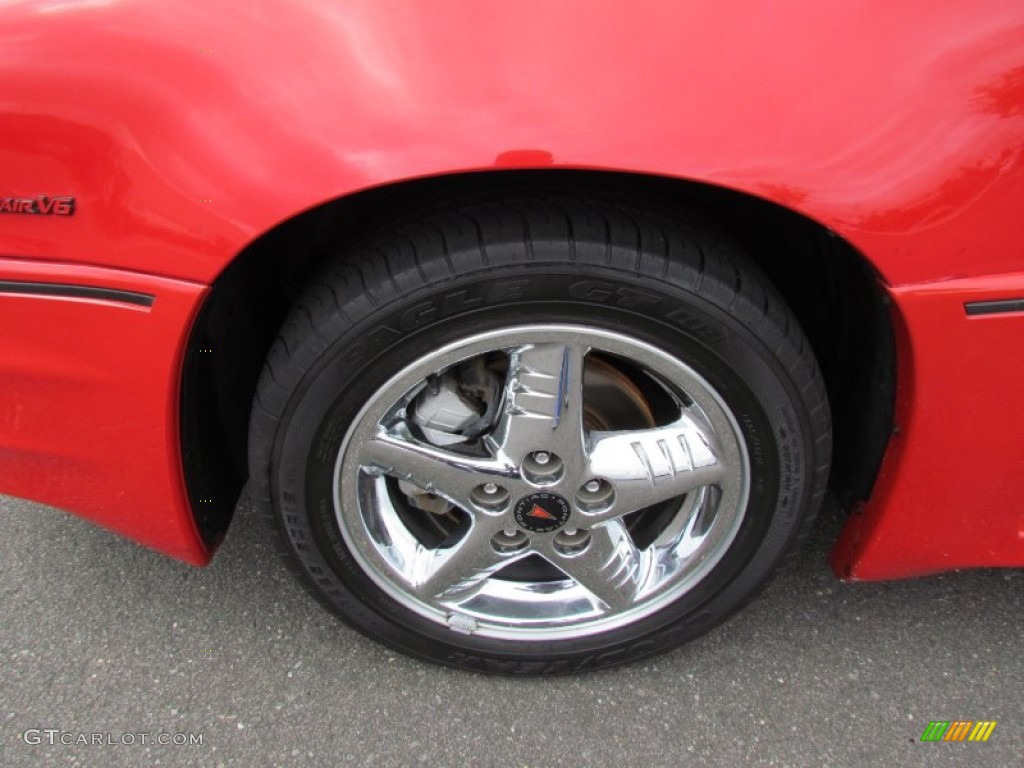 2002 Grand Am GT Coupe - Bright Red / Dark Pewter photo #3