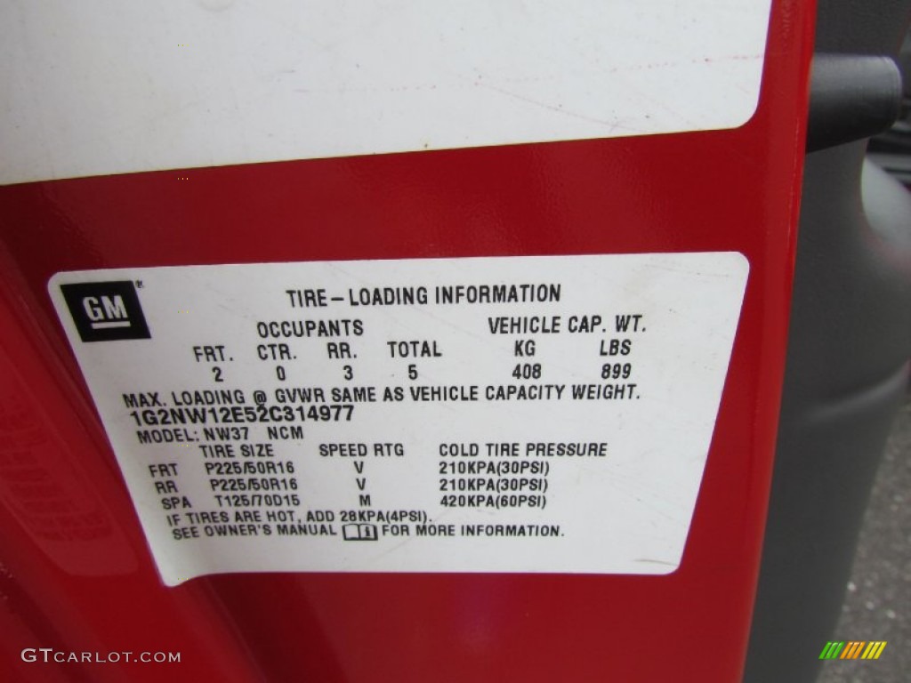 2002 Grand Am GT Coupe - Bright Red / Dark Pewter photo #10