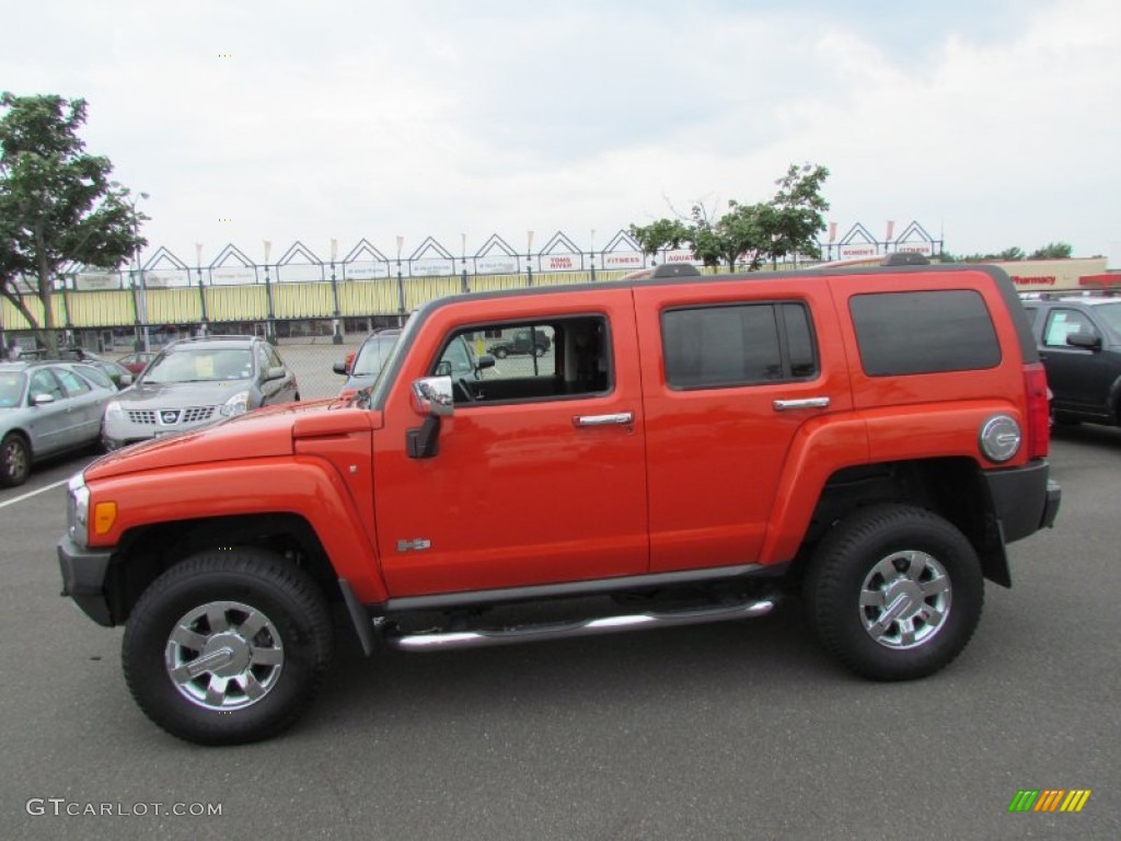 Solar Flare Metallic 2008 Hummer H3 X Exterior Photo #53041211