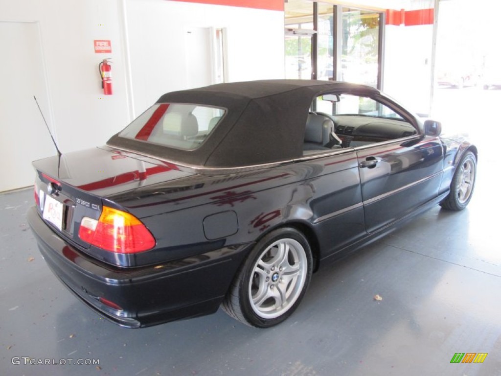 2001 3 Series 330i Convertible - Jet Black / Grey photo #4