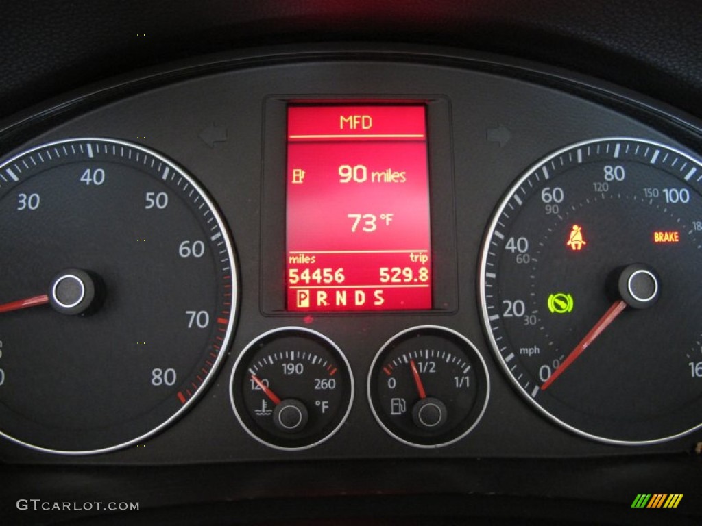 2007 Volkswagen Eos 2.0T Gauges Photo #53042465