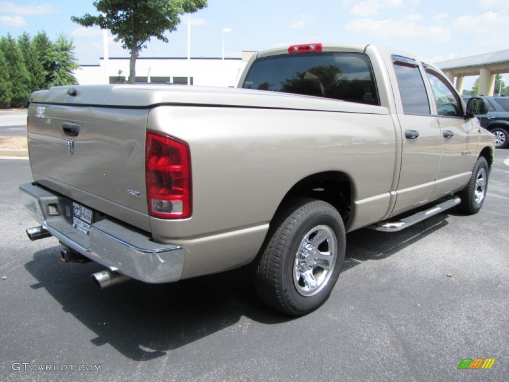 2005 Ram 1500 SLT Quad Cab - Light Almond Pearl / Taupe photo #3