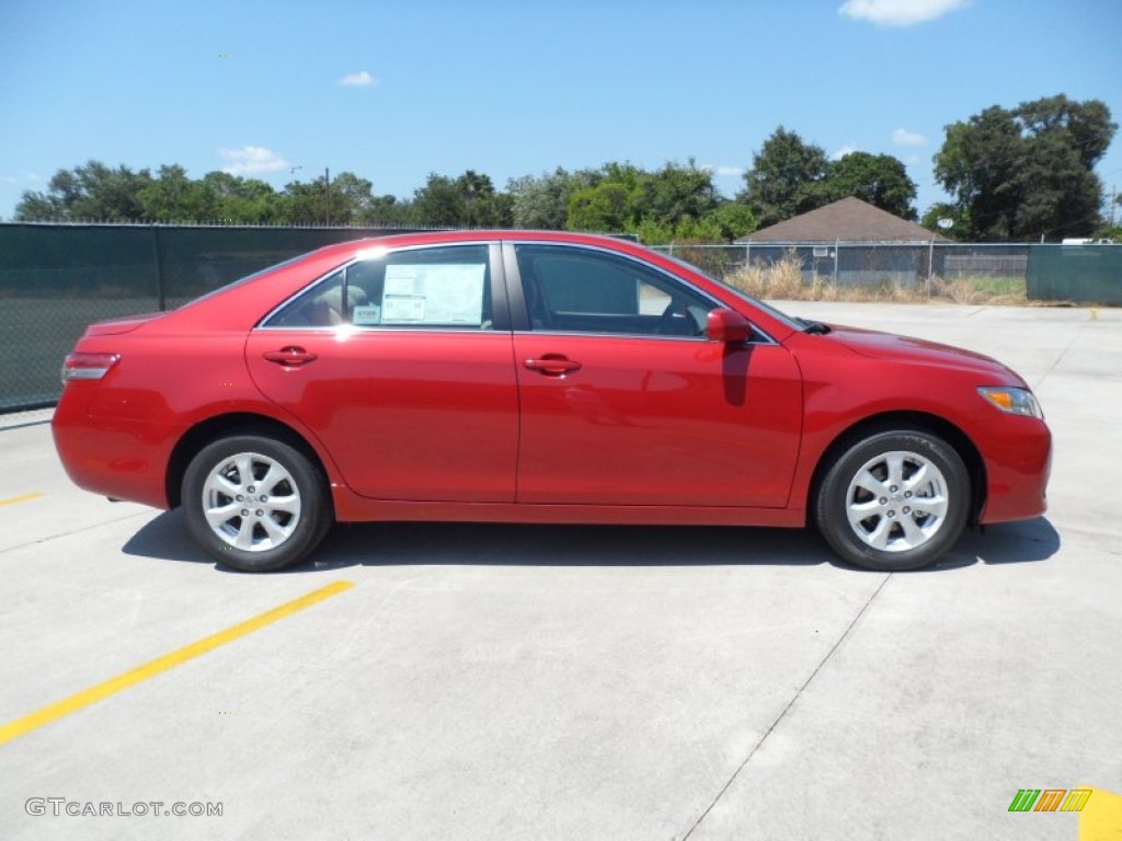 2011 Camry LE - Barcelona Red Metallic / Ash photo #2