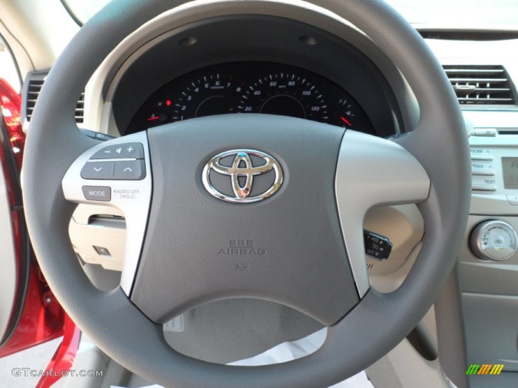 2011 Camry LE - Barcelona Red Metallic / Ash photo #32