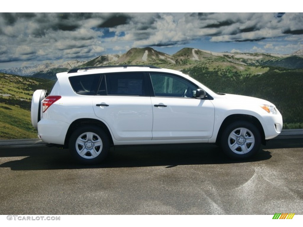 2011 RAV4 I4 4WD - Super White / Ash photo #2