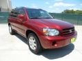 2005 Salsa Red Pearl Toyota Highlander V6  photo #1