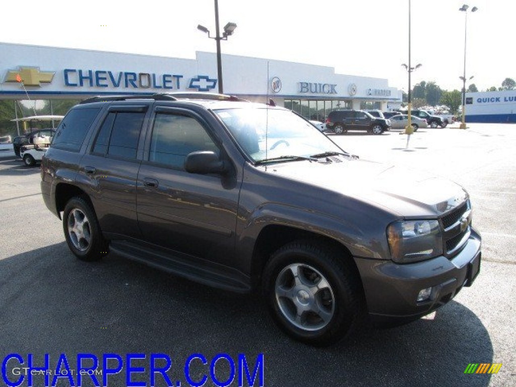 2008 TrailBlazer LT 4x4 - Desert Brown Metallic / Ebony photo #1