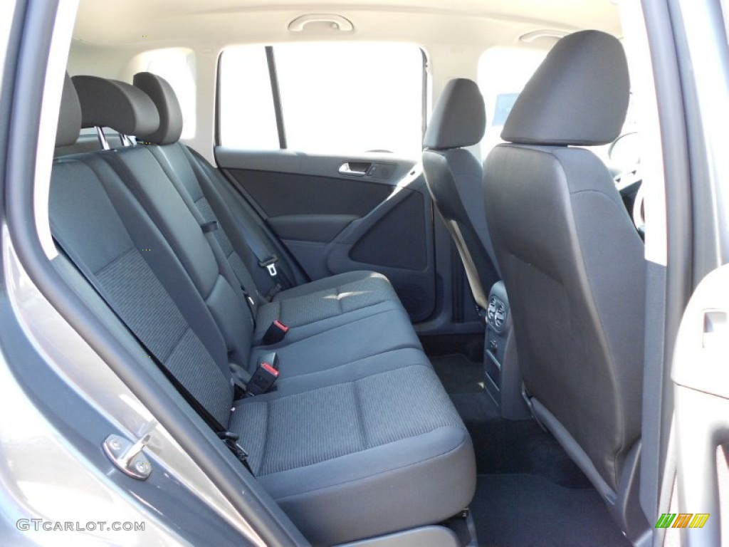 Black Interior 2012 Volkswagen Tiguan S Photo #53046638