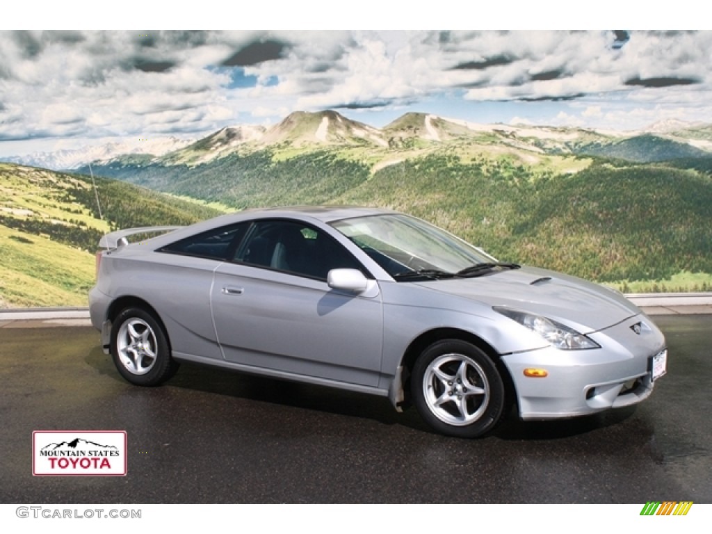 2001 Celica GT - Liquid Silver / Black/Silver photo #1