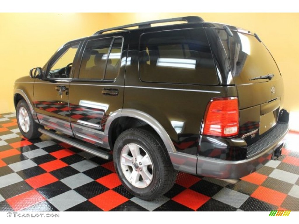 2003 Explorer XLT 4x4 - Black / Graphite Grey photo #3