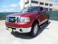 2007 Redfire Metallic Ford F150 XLT SuperCab 4x4  photo #7