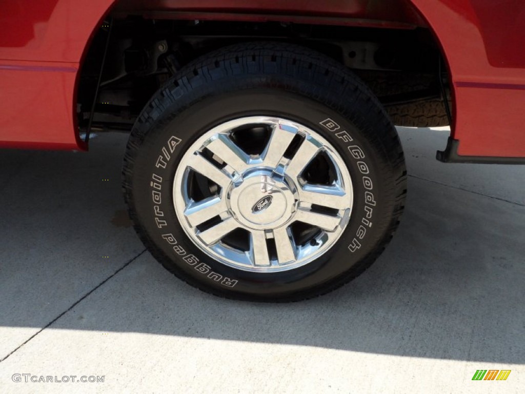 2007 F150 XLT SuperCab 4x4 - Redfire Metallic / Medium Flint photo #14