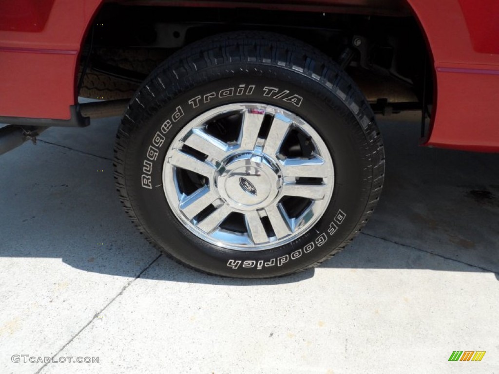 2007 F150 XLT SuperCab 4x4 - Redfire Metallic / Medium Flint photo #15