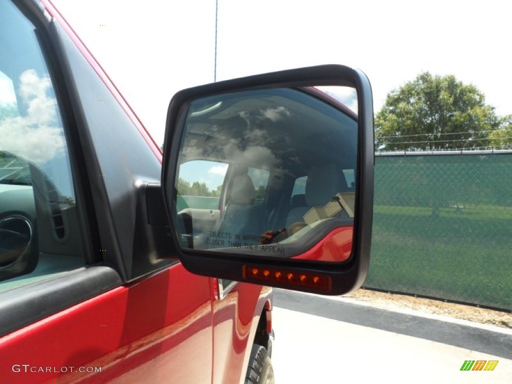 2007 F150 XLT SuperCab 4x4 - Redfire Metallic / Medium Flint photo #20