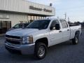 2008 Summit White Chevrolet Silverado 2500HD LT Crew Cab 4x4  photo #1