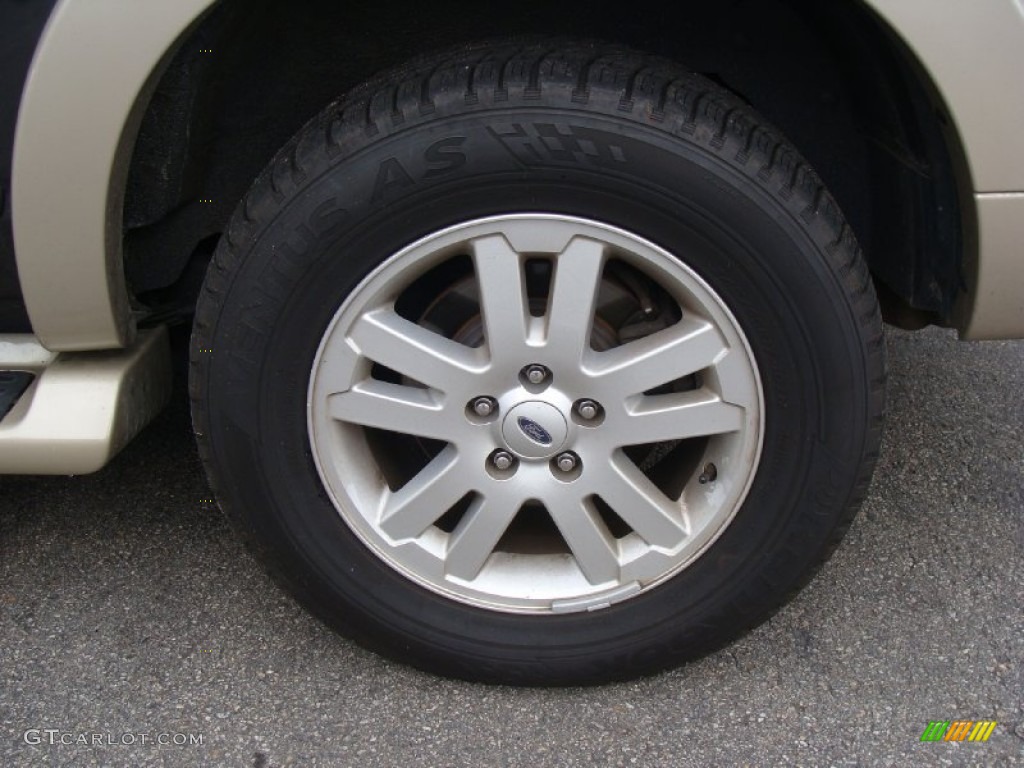 2007 Explorer Eddie Bauer 4x4 - Carbon Metallic / Camel photo #2