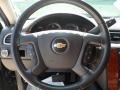 Ebony 2008 Chevrolet Avalanche LT Steering Wheel