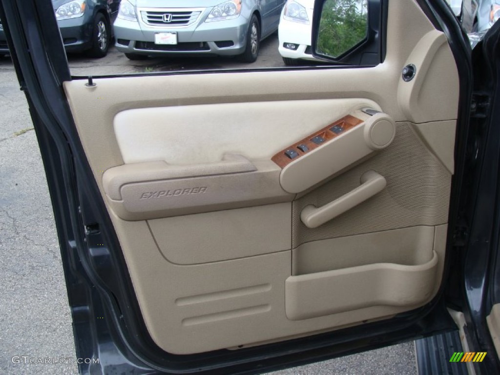 2007 Explorer Eddie Bauer 4x4 - Carbon Metallic / Camel photo #11