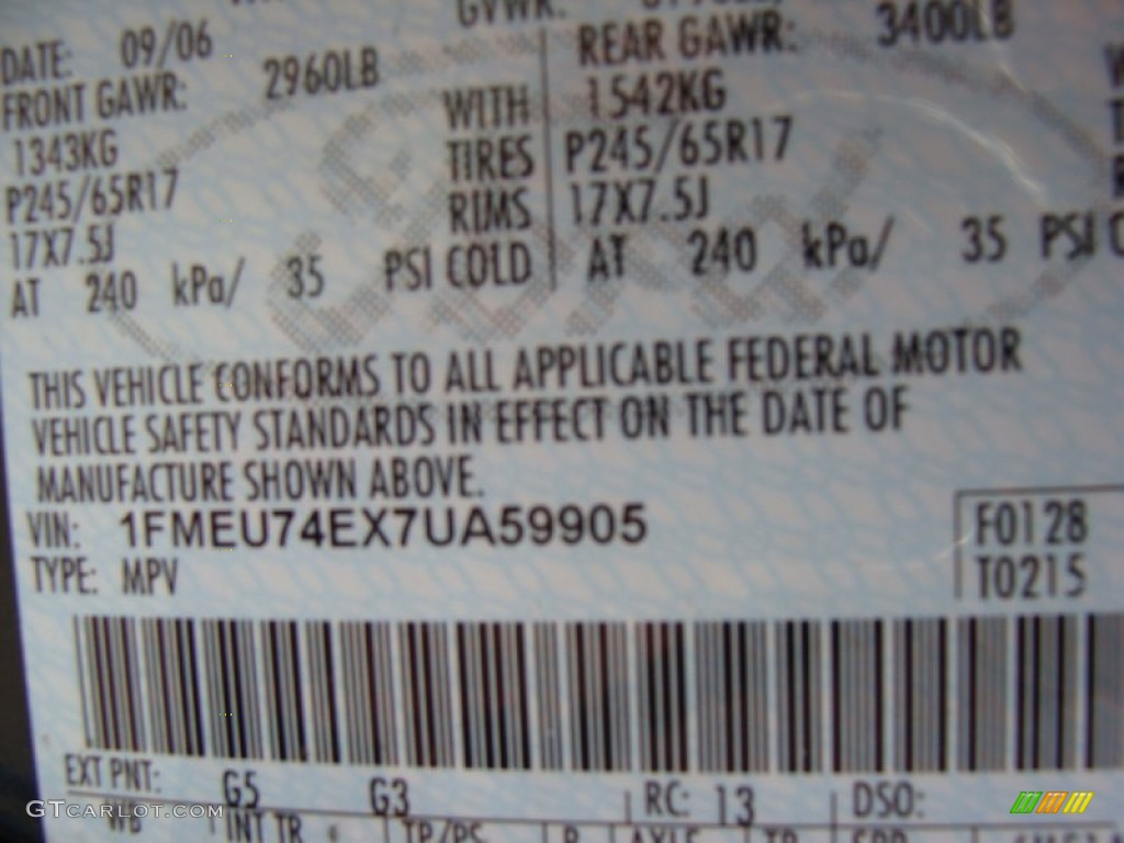 2007 Explorer Eddie Bauer 4x4 - Carbon Metallic / Camel photo #26