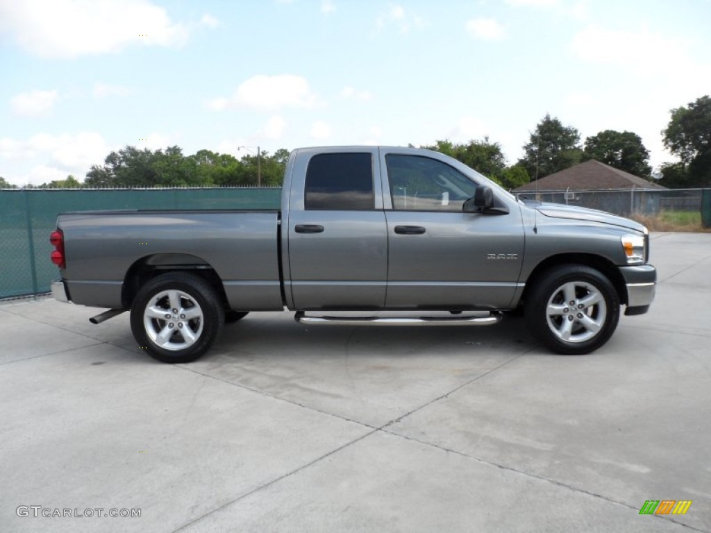 Mineral Gray Metallic 2008 Dodge Ram 1500 Lone Star Edition Quad Cab Exterior Photo #53051690