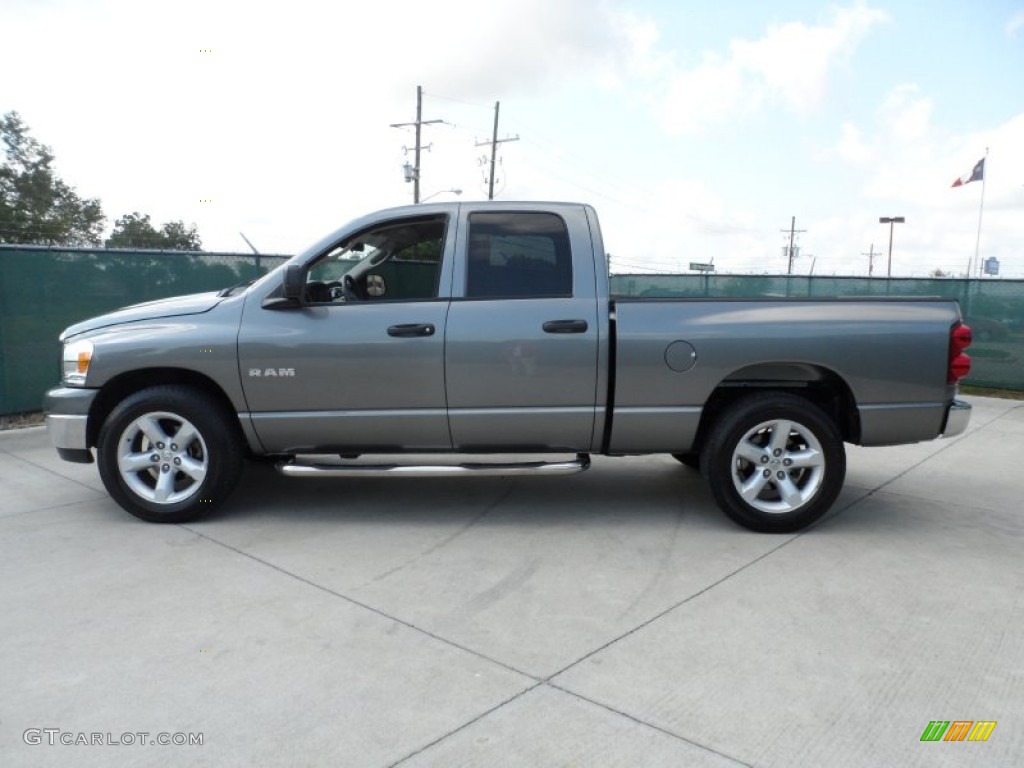 Mineral Gray Metallic 2008 Dodge Ram 1500 Lone Star Edition Quad Cab Exterior Photo #53051738