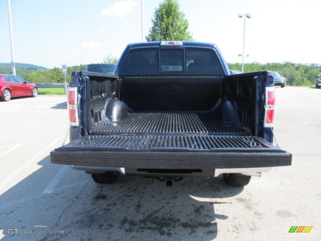 2010 F150 XLT SuperCrew 4x4 - Dark Blue Pearl Metallic / Medium Stone photo #10