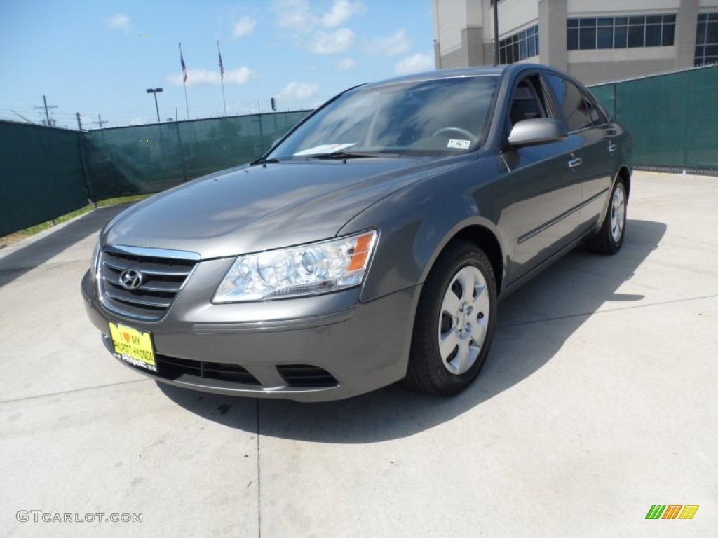 2009 Sonata GLS - Natural Khaki Green / Gray photo #7