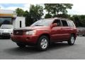 2003 Sundown Red Pearl Toyota Highlander 4WD  photo #1