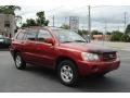 2003 Sundown Red Pearl Toyota Highlander 4WD  photo #7