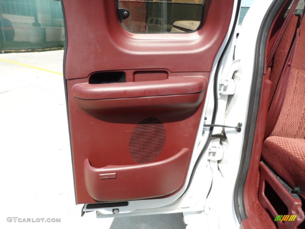 1997 Ford F150 XLT Extended Cab Cordovan Door Panel Photo #53053424
