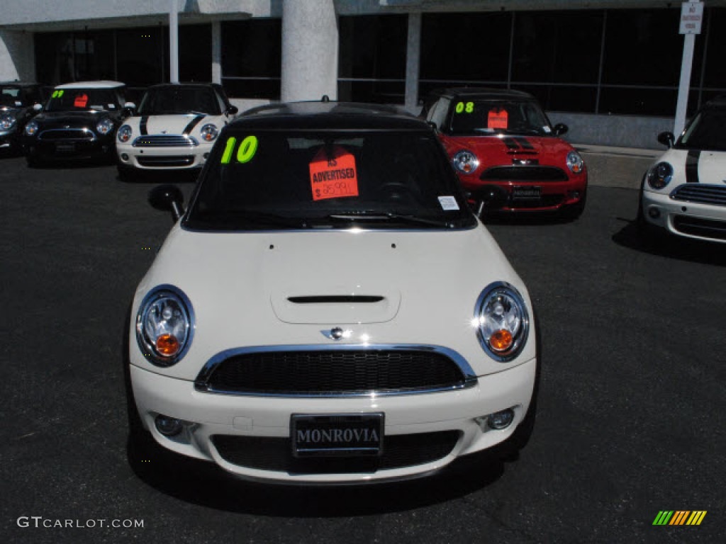 2010 Cooper S Hardtop - Pepper White / Grey/Carbon Black photo #2