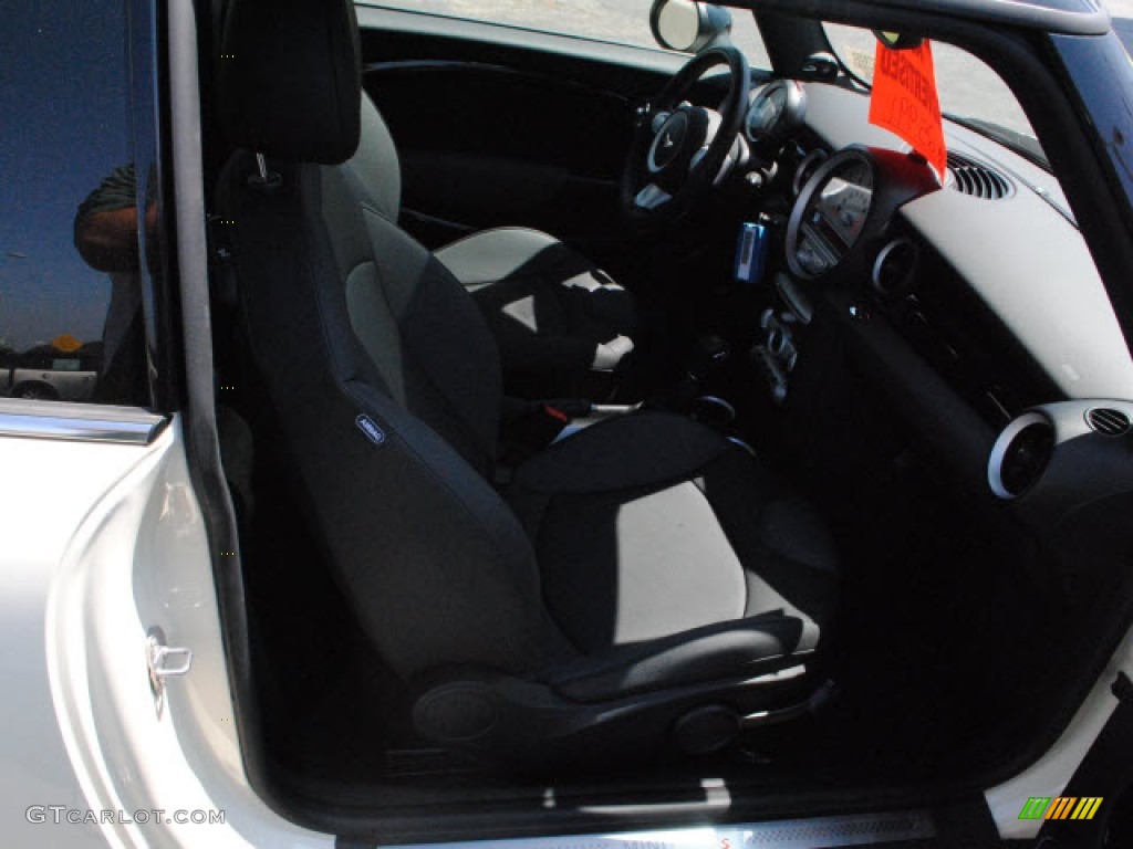 2010 Cooper S Hardtop - Pepper White / Grey/Carbon Black photo #6