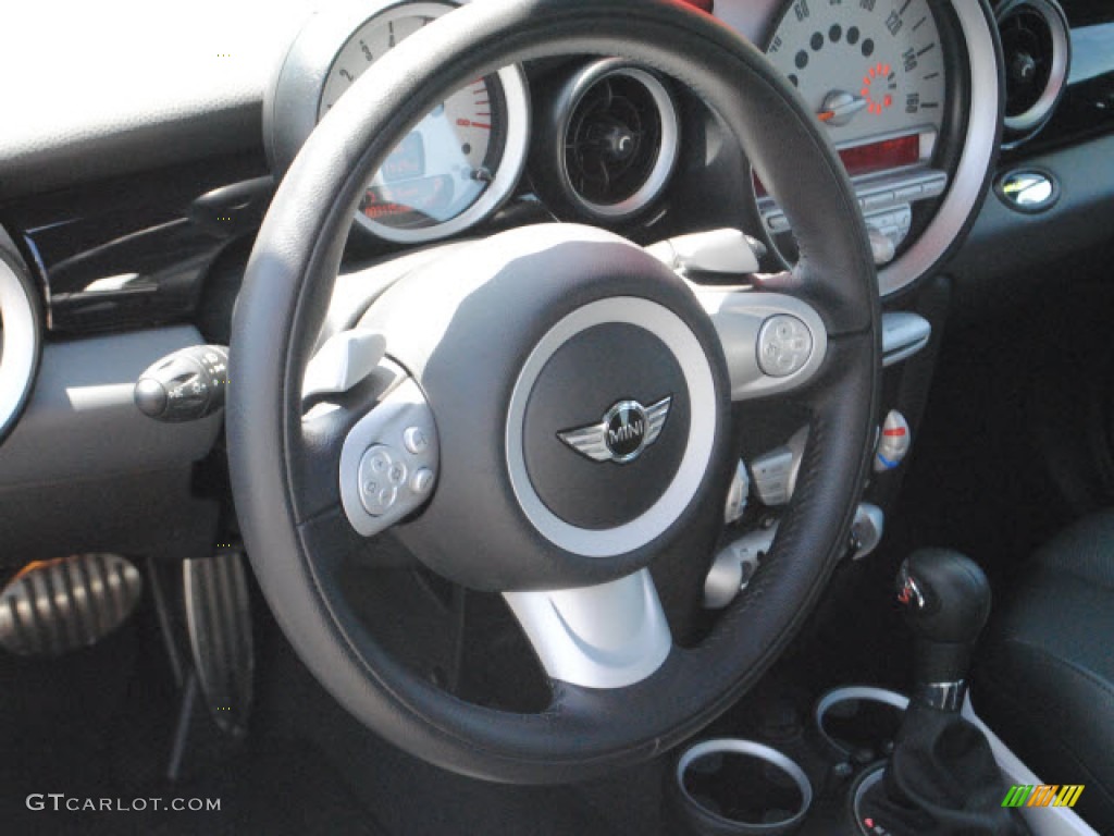 2010 Cooper S Hardtop - Pepper White / Grey/Carbon Black photo #14