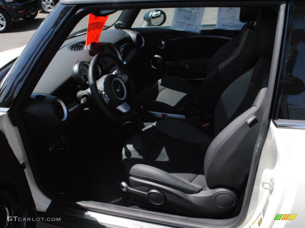2010 Cooper S Hardtop - Pepper White / Grey/Carbon Black photo #15