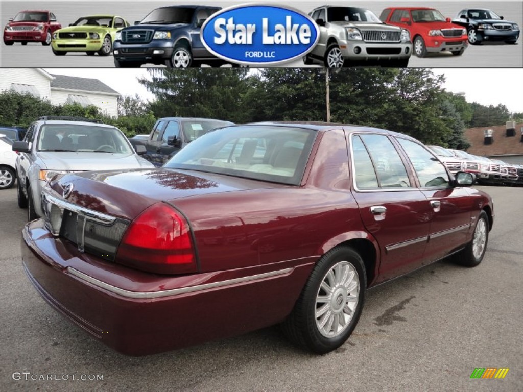 2011 Grand Marquis LS Ultimate Edition - Dark Toreador Red Metallic / Light Camel photo #5