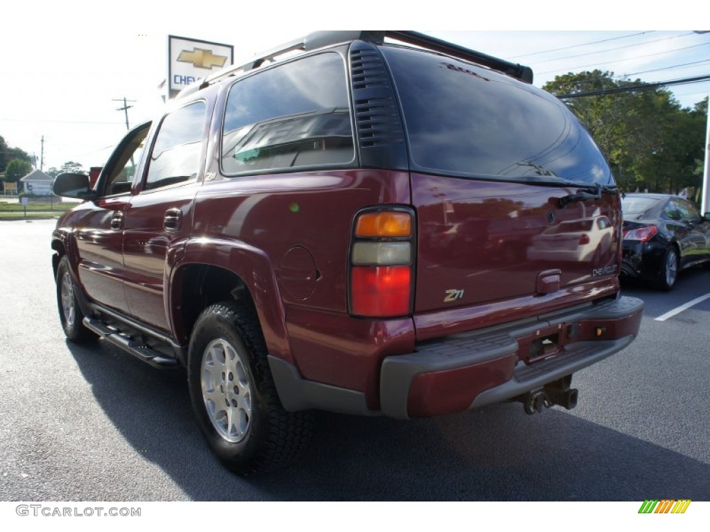 2004 Tahoe Z71 4x4 - Sport Red Metallic / Tan/Neutral photo #6