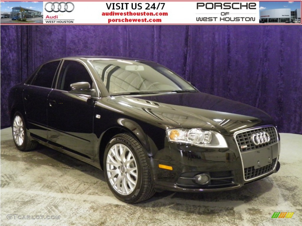 2008 A4 2.0T Special Edition Sedan - Brilliant Black / Black photo #1