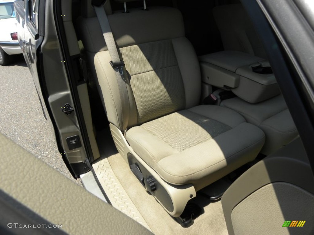 2005 F150 XLT SuperCab - Arizona Beige Metallic / Tan photo #8