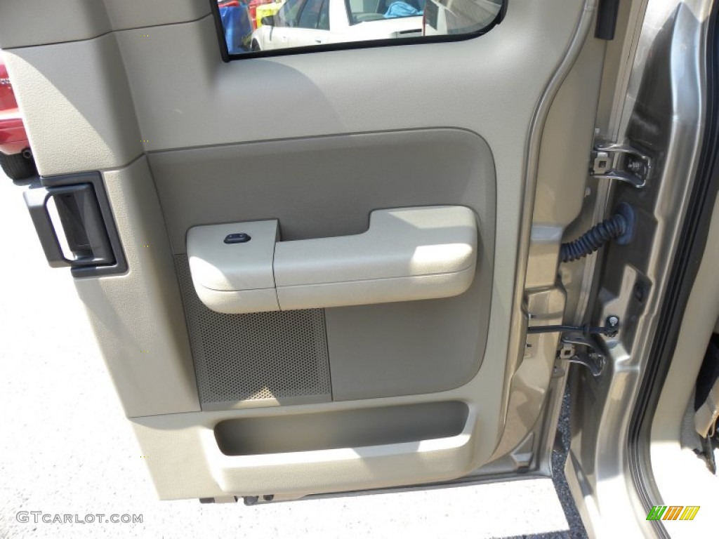2005 F150 XLT SuperCab - Arizona Beige Metallic / Tan photo #11