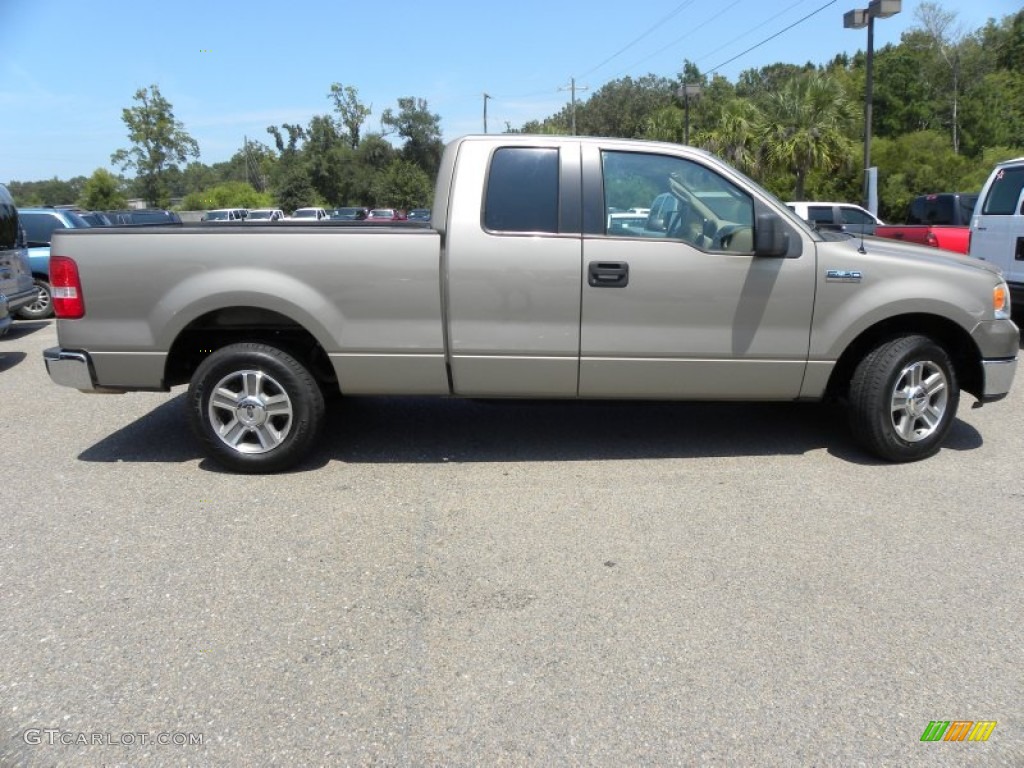 2005 F150 XLT SuperCab - Arizona Beige Metallic / Tan photo #12