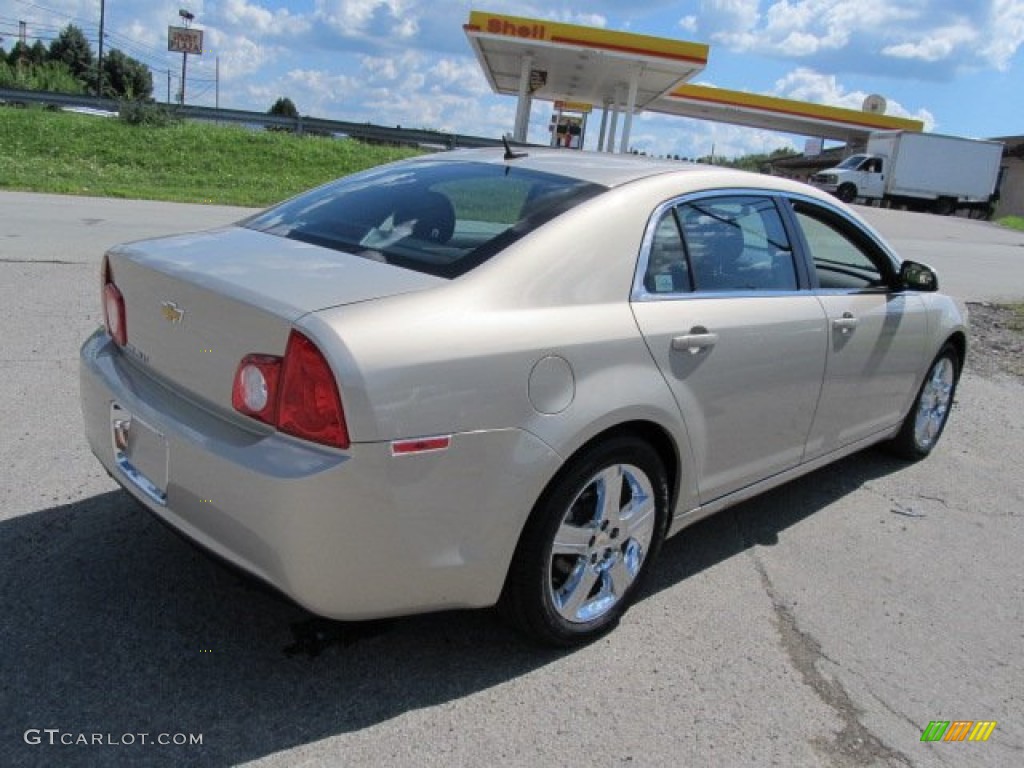 2011 Malibu LT - Gold Mist Metallic / Ebony photo #6