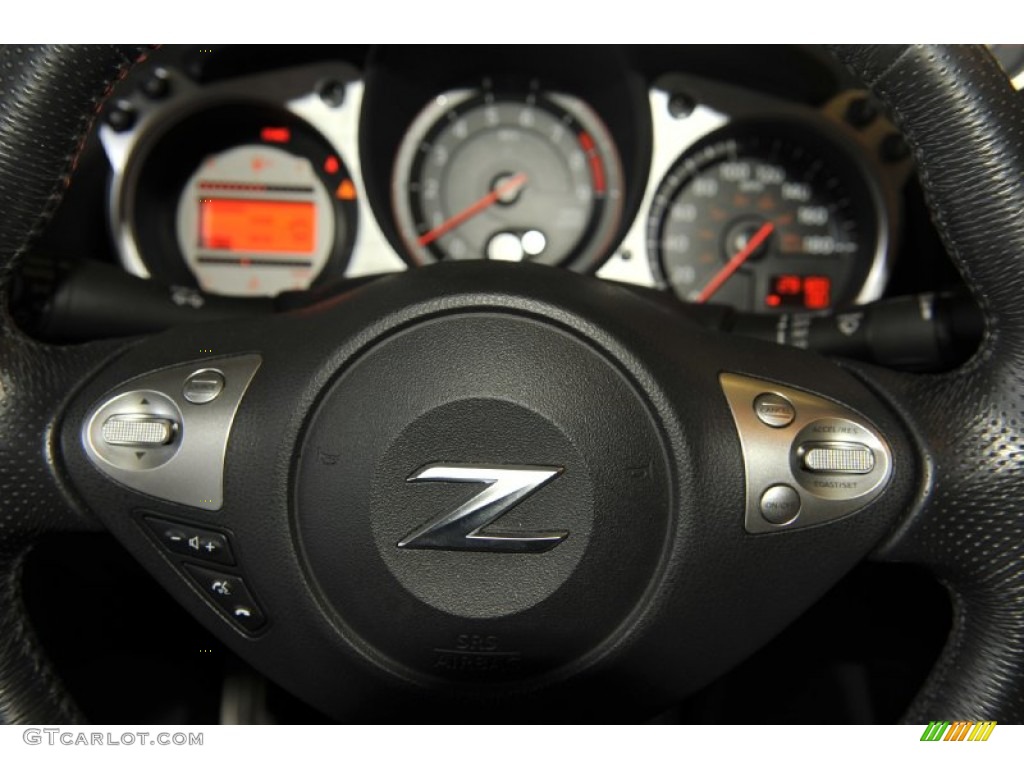 2009 370Z Coupe - Chicane Yellow / Black Leather photo #24
