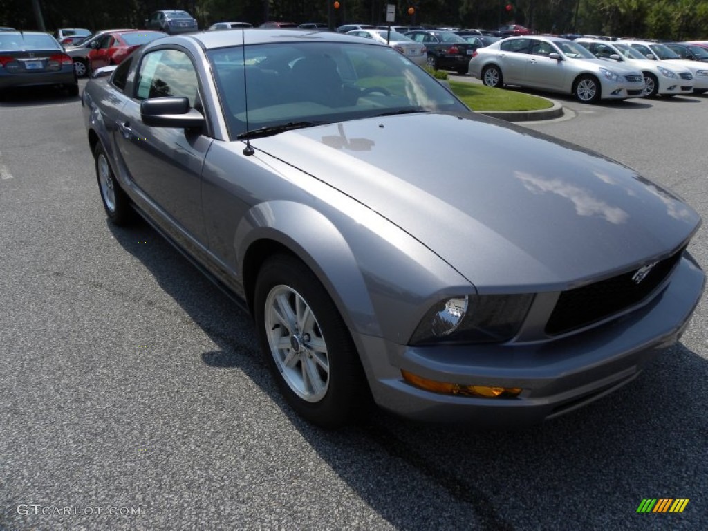 2006 Mustang V6 Premium Coupe - Tungsten Grey Metallic / Light Graphite photo #1