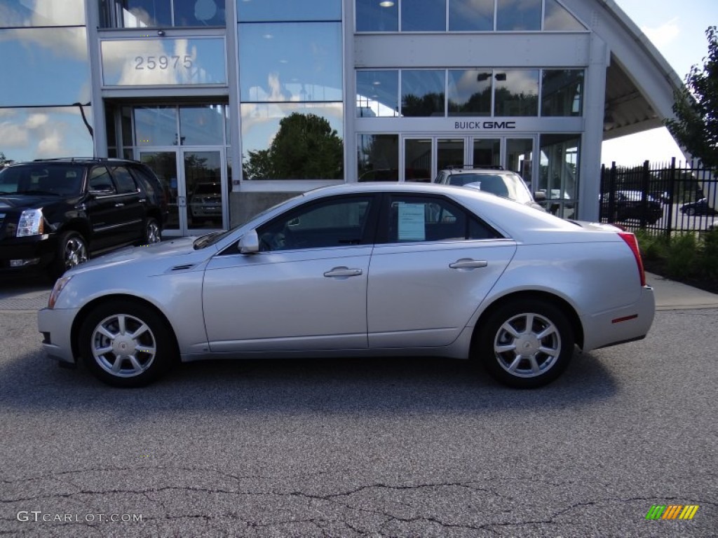 2009 CTS 4 AWD Sedan - Radiant Silver / Ebony photo #1