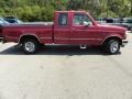 1995 Electric Currant Red Pearl Ford F150 XLT Extended Cab  photo #9