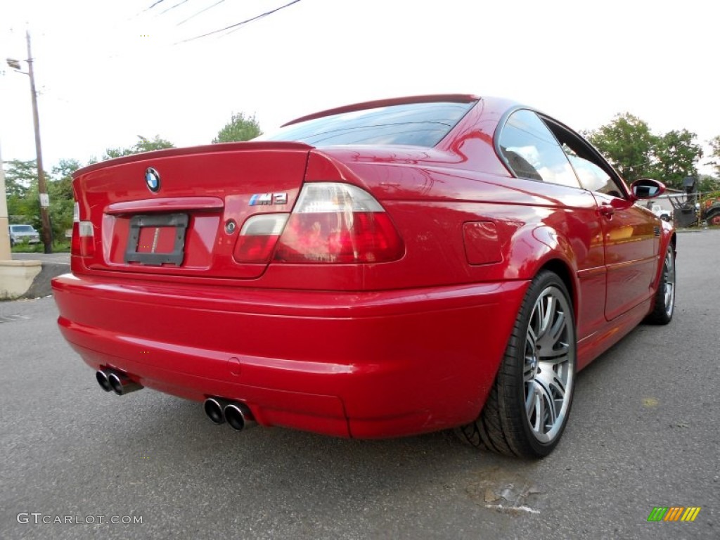 2002 M3 Coupe - Imola Red / Black photo #3