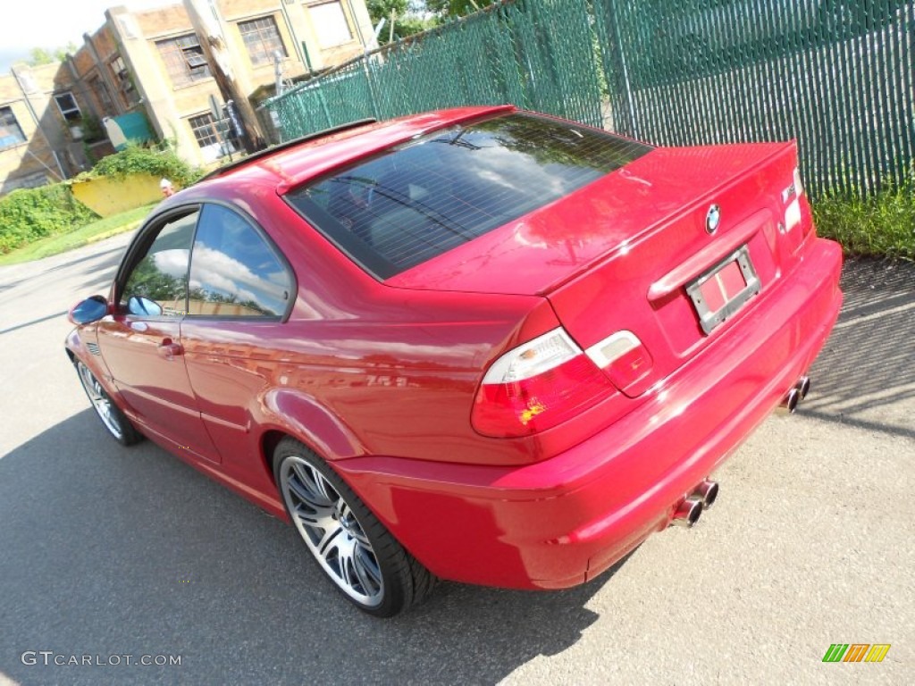 2002 M3 Coupe - Imola Red / Black photo #15