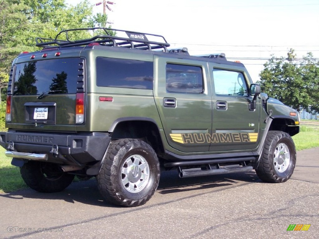 2004 H2 SUV - Sage Green Metallic / Wheat photo #15