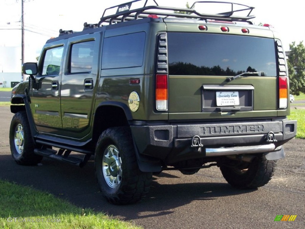 2004 H2 SUV - Sage Green Metallic / Wheat photo #17